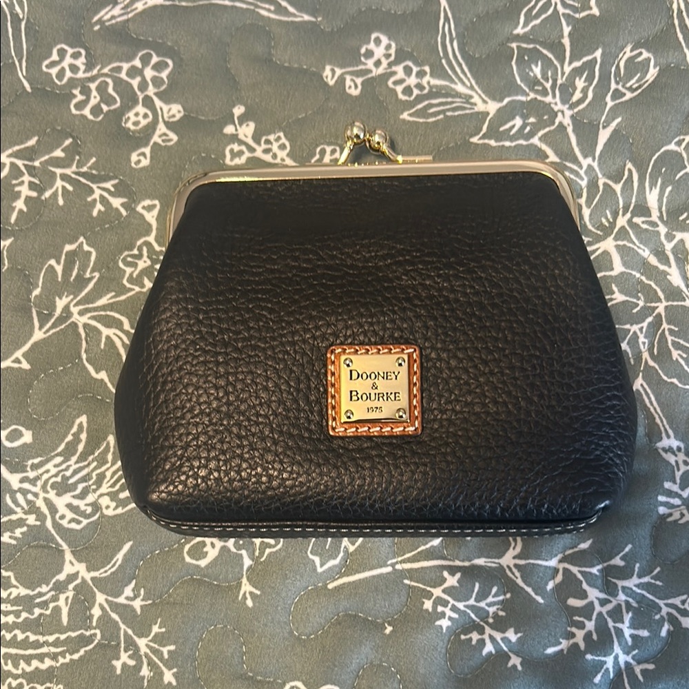 Dooney & Bourke Pebble Grain Large Framed Purse.